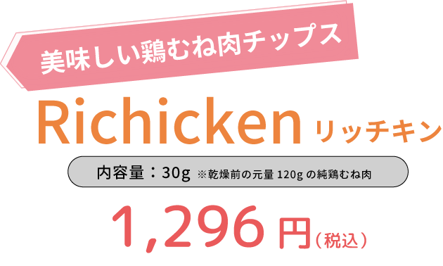 美味しい鶏むね肉チップスRichicken（リッチキン）